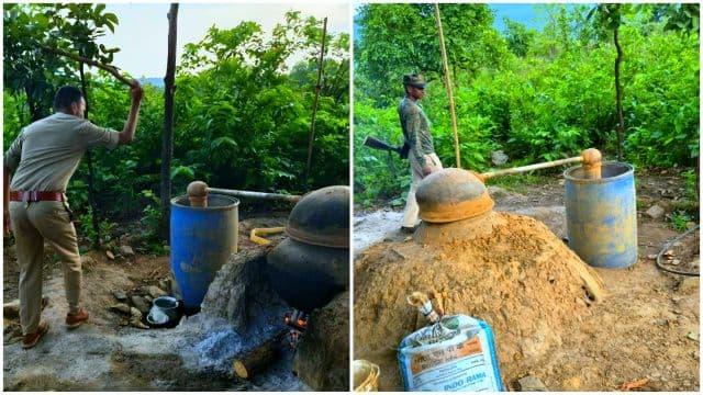 सरायकेला-खरसावां में अवैध शराब कारोबार पर बड़ी कार्रवाई, तीन चुलाई अड्डे ध्वस्त