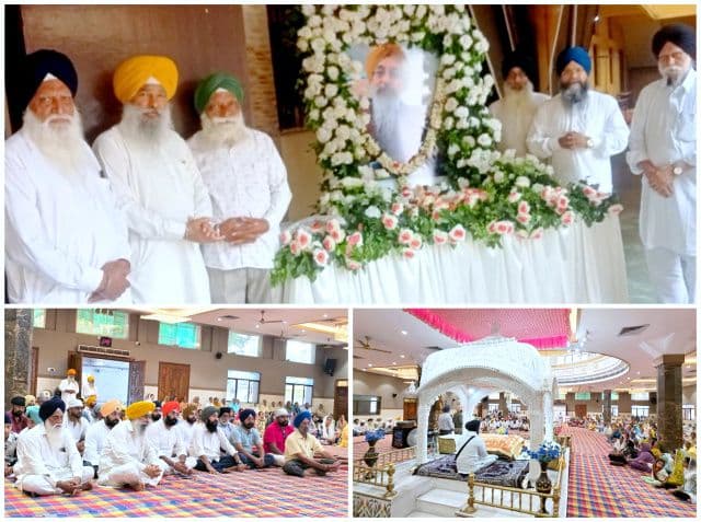 साकची गुरुद्वारा में जसबीर सिंह गांधी की अंतिम अरदास, श्रद्धांजलि सभा में उमड़ा जनसैलाब