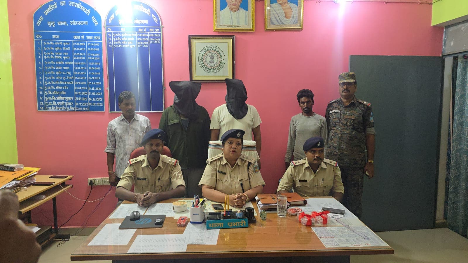 लोहरदगा पुलिस की बड़ी कार्रवाई, 25 ग्राम ब्राउन शुगर के साथ दो तस्कर गिरफ्तार