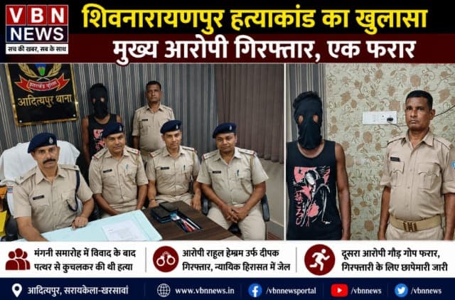 शिवनारायणपुर हत्याकांड का खुलासा: मंगनी समारोह में शुरू हुए विवाद ने ली युवक की जान, मुख्य आरोपी गिरफ्तार