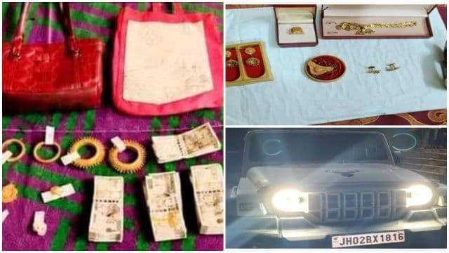 मुंबई में 2.65 करोड़ की चोरी, गावां में मुंबई पुलिस का छापा, 4 लाख का सामान और थार जब्त