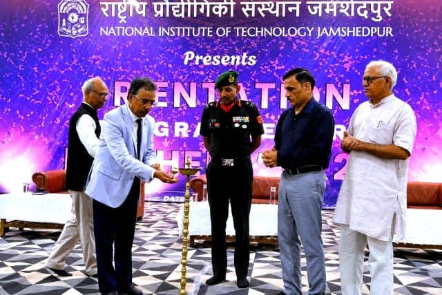 मेजर जनरल जितेंद्र सिंह ने एनआईटी जमशेदपुर के विद्यार्थियों को दिया विकसित भारत में योगदान का मंत्र
