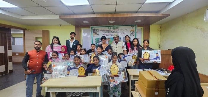 रांची में भव्य ड्रॉइंग प्रतियोगिता का आयोजन, नन्हे कलाकारों ने बिखेरे रंग