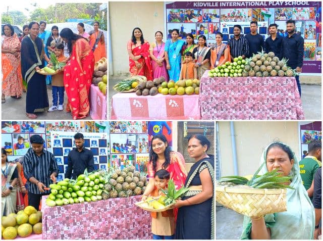 लोकआस्था के महापर्व छठ पर किड विले इंटरनेशनल प्ले स्कूल की पहल, 200 व्रतियों के बीच पूजन सामग्रियों का वितरण