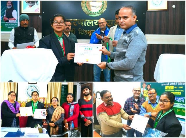 झारखंड ई-शिक्षा महोत्सव 2025 में पत्रकार की पुत्री दिव्य रत्न ने जिला व प्रखंड स्तर पर रचा इतिहास, आईसीटी चैंपियनशिप में पहला स्थान