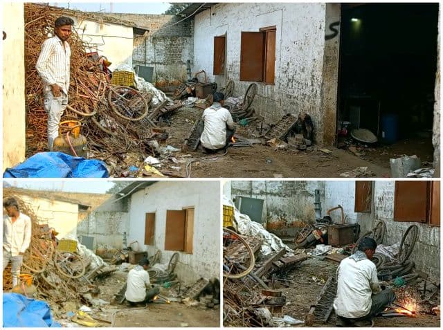 आदित्यपुर के भाटिया बस्ती में स्कूल के पास अवैध स्क्रैप टाल, चोरी के रेलवे व औद्योगिक सामान की खरीद-फरोख्त पर सवाल