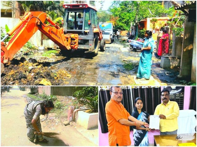वार्ड 17 में पार्षद नीतू शर्मा की मुहिम रंग लाई, विरोध और पहल के बाद जेसीबी से शुरू हुई सफाई