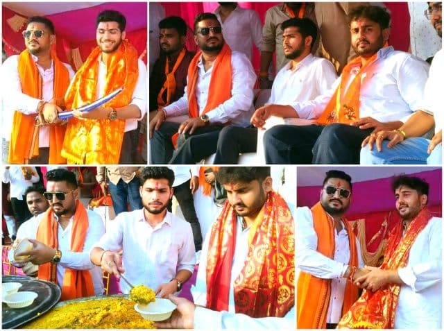 श्रीराम सेना के सेवा शिविर का SDM अभिनव प्रकाश ने किया उद्घाटन, सन्नी सिंह ने दिया भाईचारे का संदेश