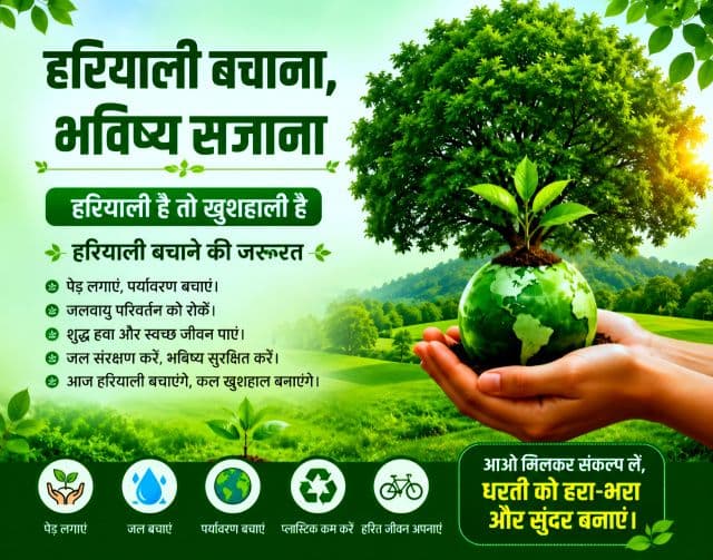 बढ़ती गर्मी, घटते जंगल और सूखते जलस्रोत दे रहे चेतावनी, पर्यावरण बचाने को सामूहिक पहल जरूरी