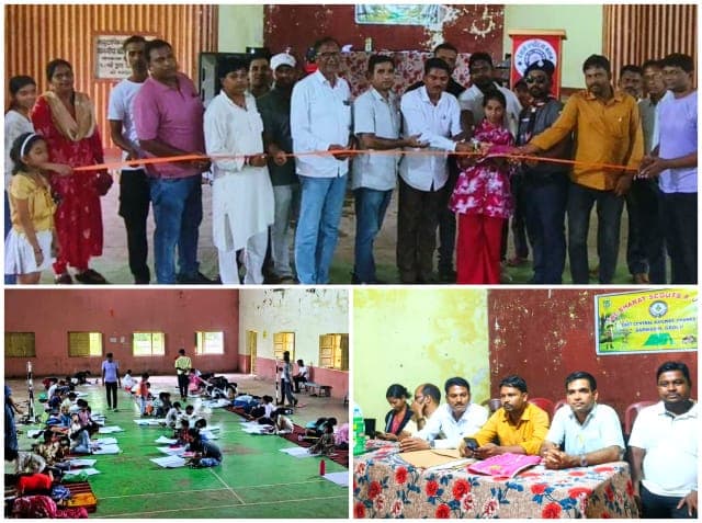 बरवाडीह में मंडल स्तरीय चित्रकला प्रतियोगिता, बच्चों ने रंगों में उकेरा विकसित भारत 2047 का सपना